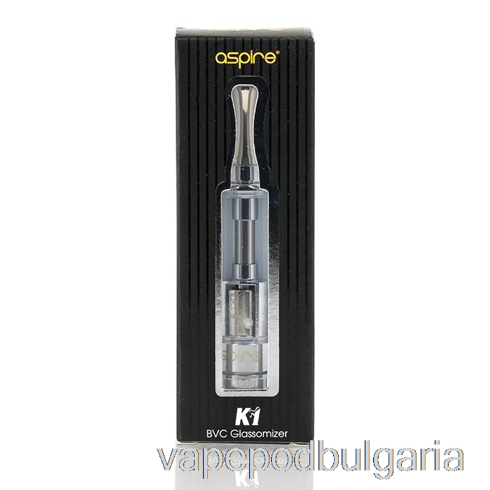 Vape Bulgaria Aspire K1 Glassomizer Bvc резервоар черен